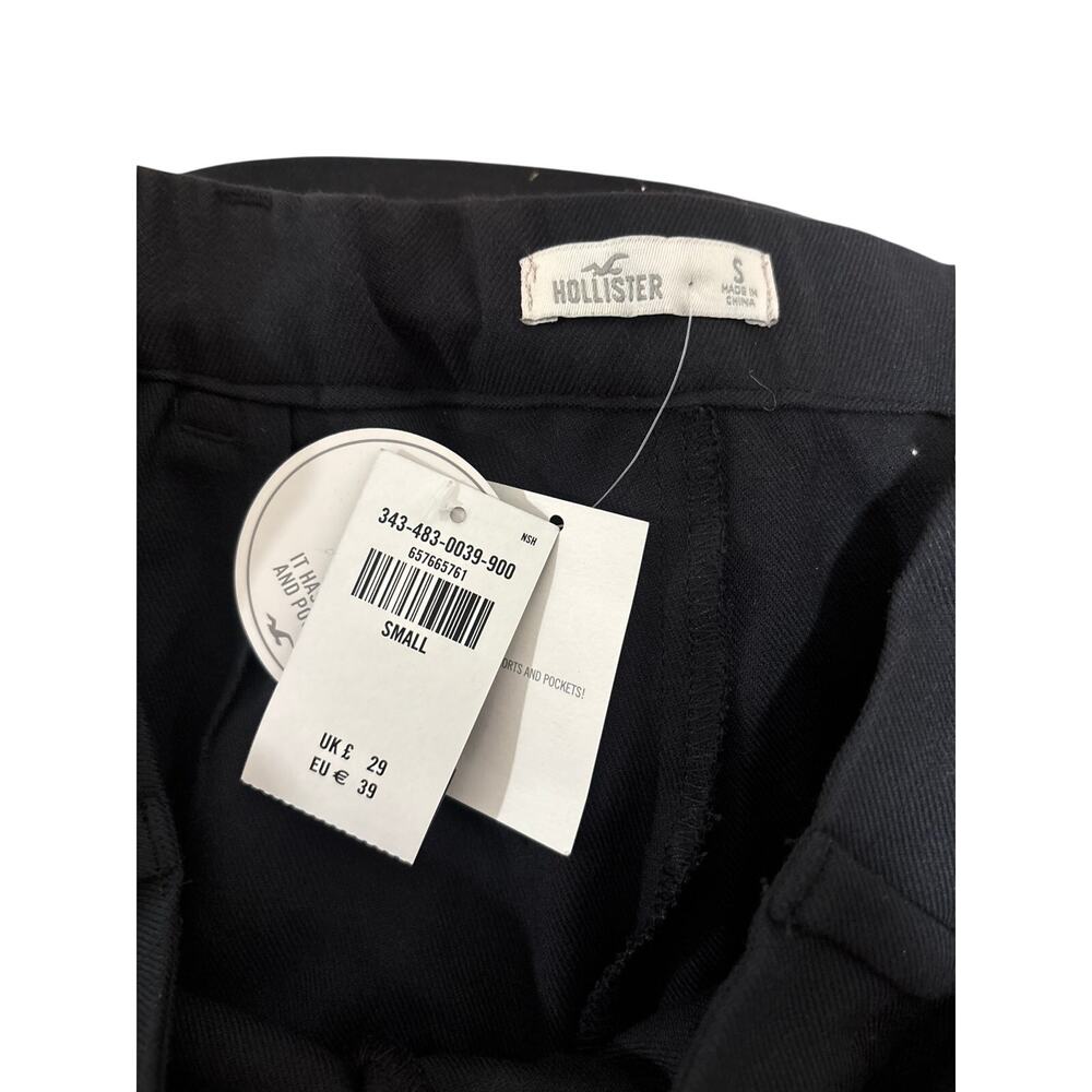 Hollister Women's Black Wrap Front Pleated Skort Size Small NWT - Picture 8 of 9